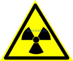 W 05 Опасно. Радиоактивные вещества или ионизирующее излучение -