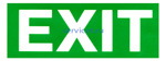 L 14  EXIT Указатель выхода- знак на пластике