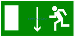 E-10 Указатель двери эвакуационного выхода (левосторонний)- знак